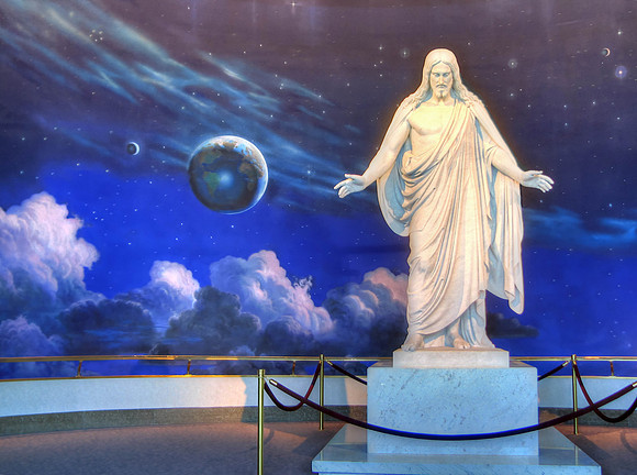 Salt Lake City Temple Square - Statue of Christ in North Visitors Center