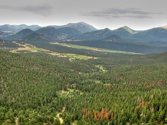Rocky Mountains NP - View from Many Parks Curve