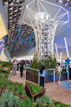 Iran pavilion interior at EXPO 2015
