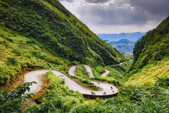 A Silver Ribbon Through the Emerald Highlands: Tham Ma Pass Vietnam landscape