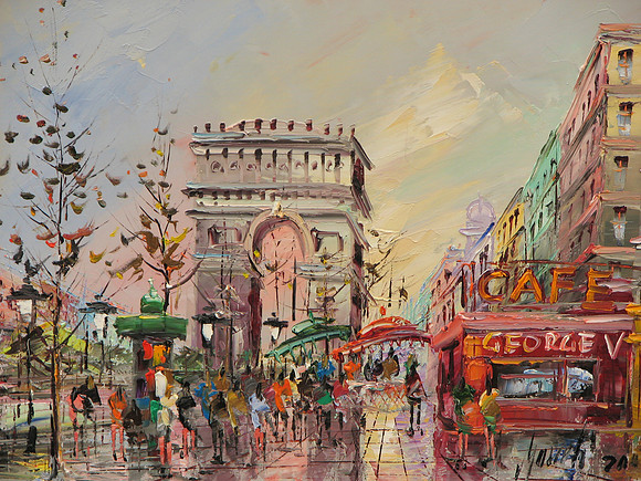 Painting in Montmarte Square