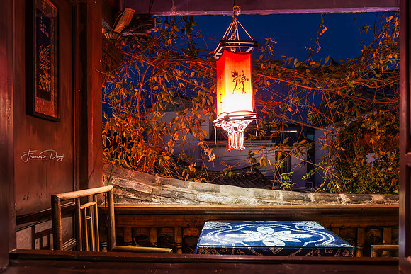 The Warm Glow of Jianshui Yunnan China light lantern interior