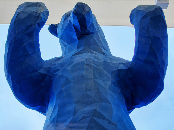 I See What You Mean by Lawrence Argent sculpture bear art