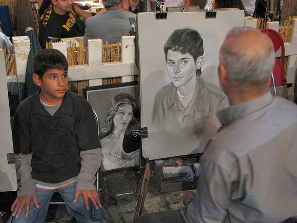 Portrait in Place du Tertre