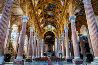 Basilica della Santissima Annunziata del Vastato in Genoa church interior italy