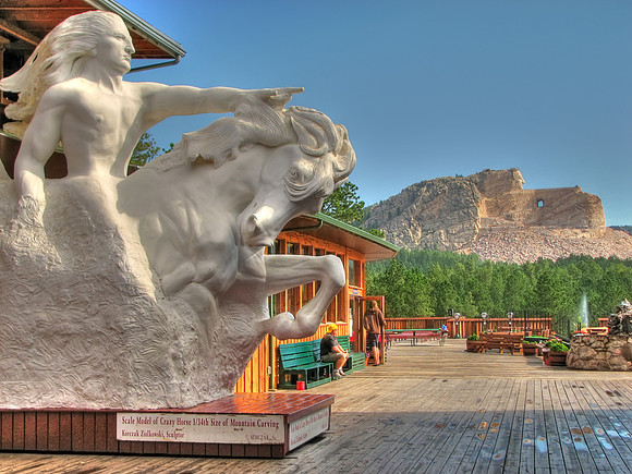 Scale Model of Crazy Horse 1:34 Size