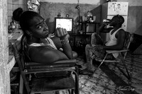 Relax, Regla Cuba Havana couple inside room