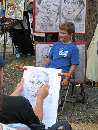 Portrait in Place du Tertre
