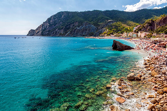 The gulf of Monterosso al Mare Italy Cinque Terre