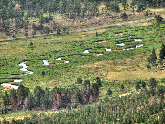 Rocky Mountain NP - View from Many Parks Curve