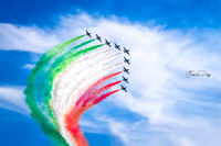 The Frecce Tricolori - The aerobatic demonstration team Italy