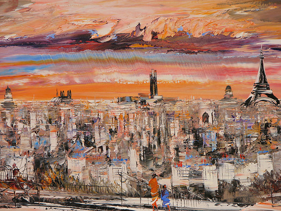 Painting in Montmarte Square