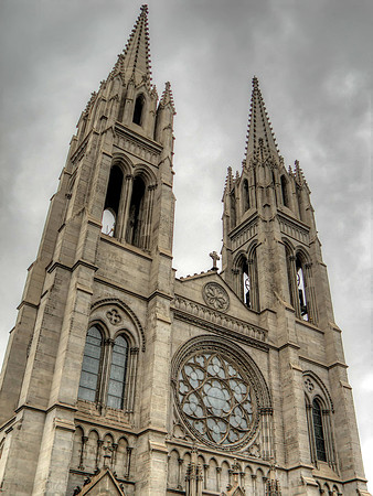 Cathedral basilica of the Immaculate Conception facade Denver church facade gothic