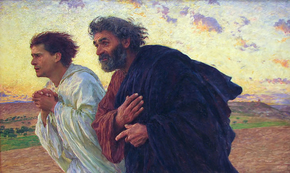 Musée d'Orsay - Eugène Burnand - The Disciples Peter and John Running to the Sepulchre on the Morning of the Resurrection