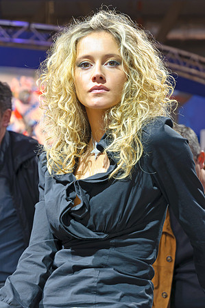 Model at EICMA 2011 in Milan