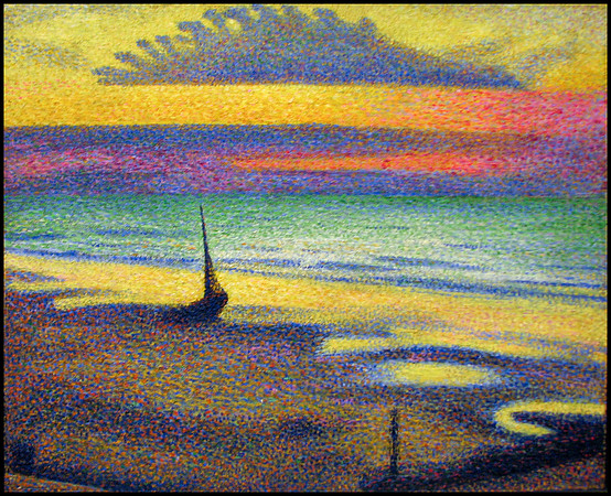 Musée d'Orsay - Georges Lemmen - Plage à Heist