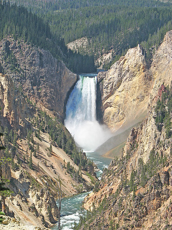 Grand Canyon of the Yellowstone - Lower Falls